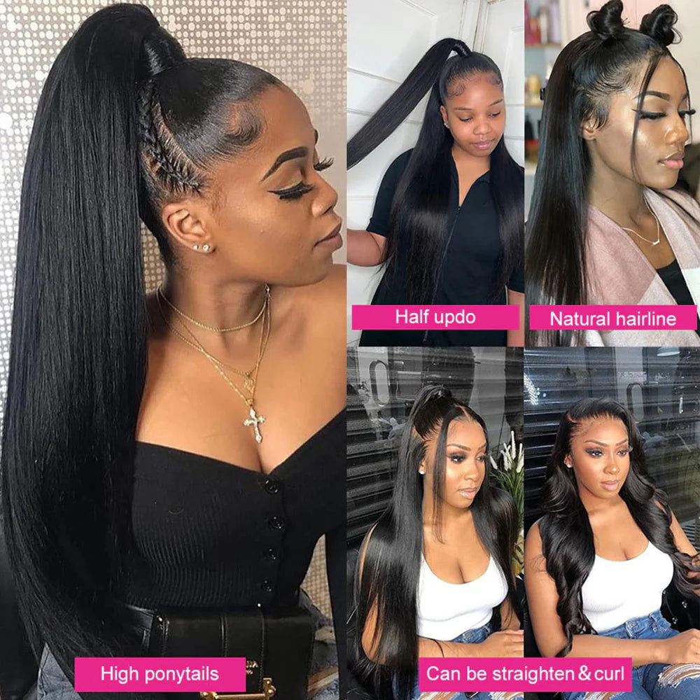 DBO 360 Human hair Lace Frontal  Straight Wig