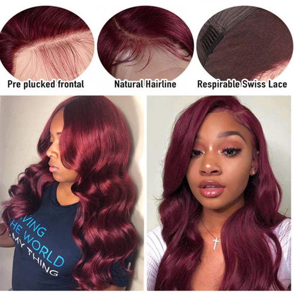 DBO 4x4 99J Body Wave Lace Closure Wig 15