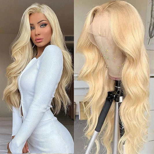 DBO  Blonde Body Wave Wig with13X4 Lace Frontal