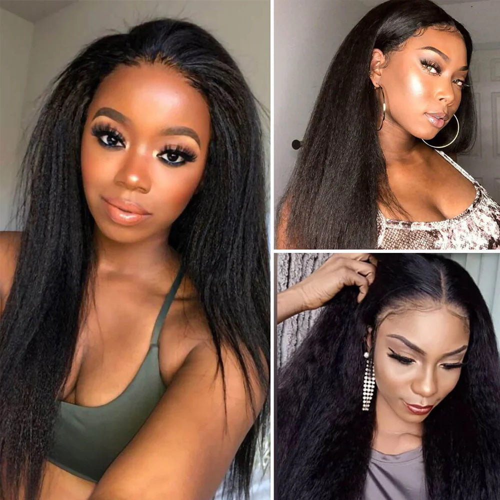 DBO Frontal Kinky Straight Hair Frontal wig