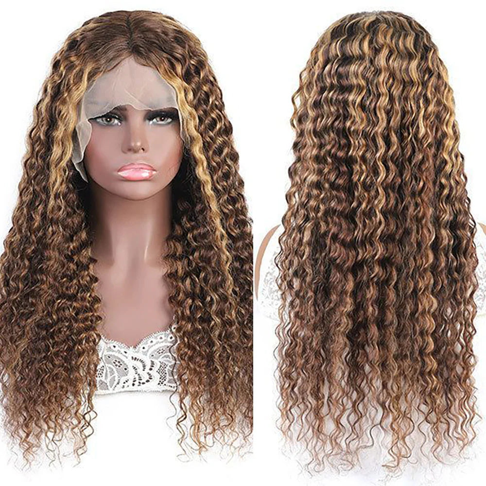 DBO Highlight Deep Wave 4x4 Lace Closure Wig 28