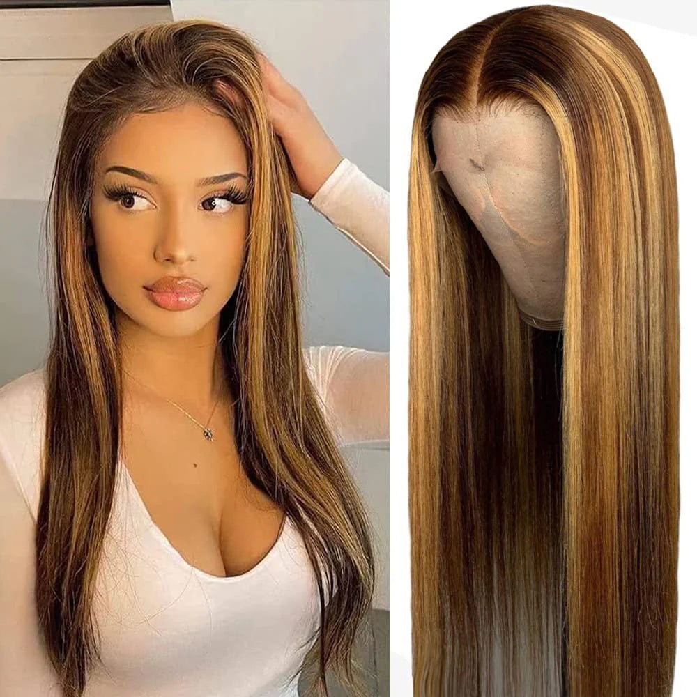 DBO Highlight Straight Wig 4x4 Lace Closure 44