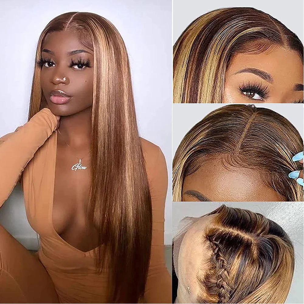 DBO Highlight Straight Wig 4x4 Lace Closure 44