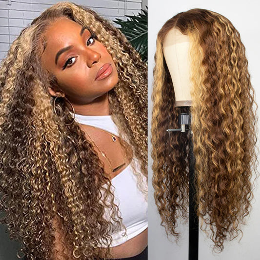 DBO Highlight Wig Deep Wave 3x4 Lace Front Wig 29